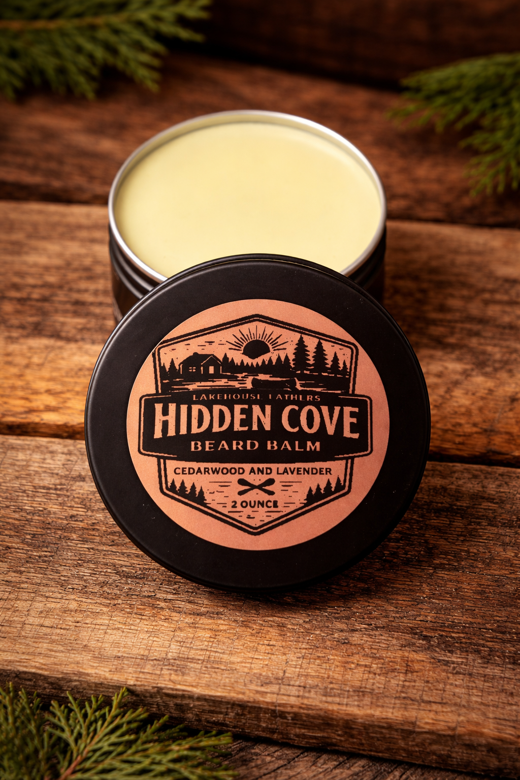 Hidden Cove-Cedarwood & Lavender Beard Balm